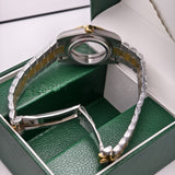 IC016 39mm NH35 NH36 CASE SET Watch Homage Gold flute bezel two tone color