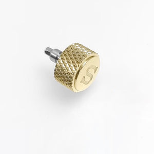 SKX007 Knurled Crown: Polished Gold With S