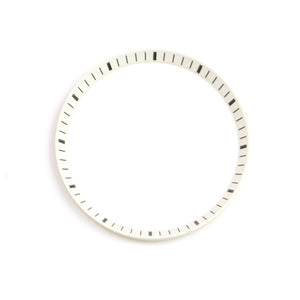 SKX007/SRPD Chapter Ring: White with Black Markers