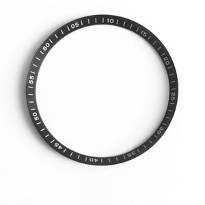 SKX007/SRPD Chapter Ring: Black with Red Marker